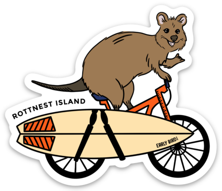 Bike Quokka- Sticker