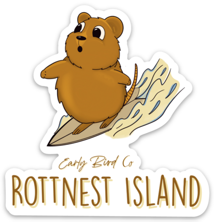 Surfing Quokka - Sticker