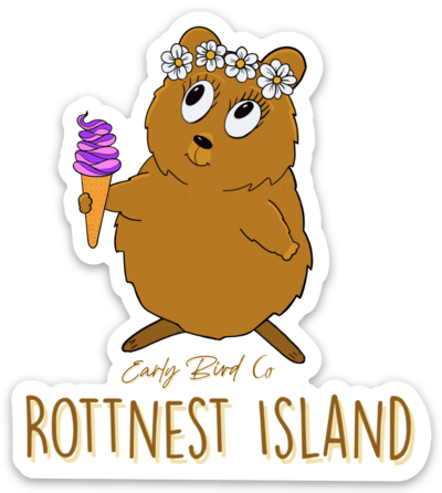 Icecream Quokka - Sticker