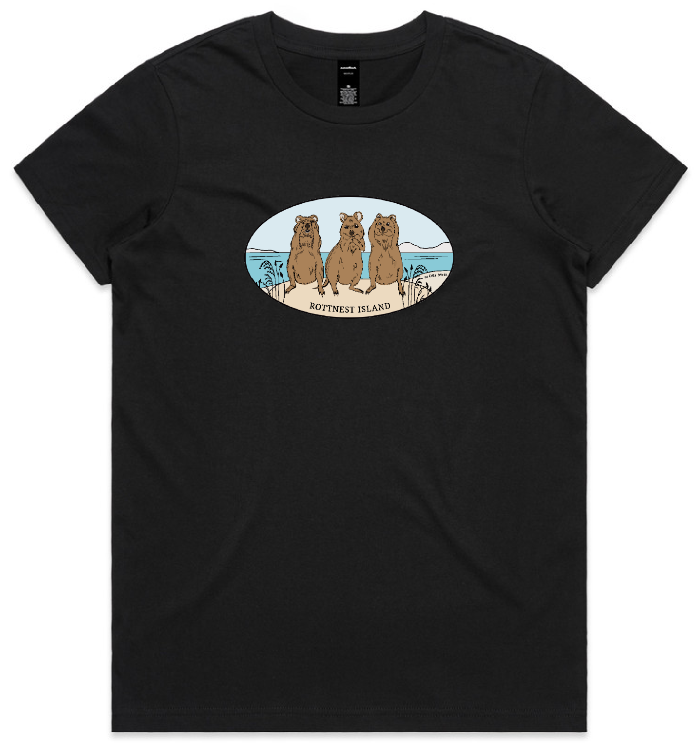 Hear No Speak No See No Quokkas Womens Tee