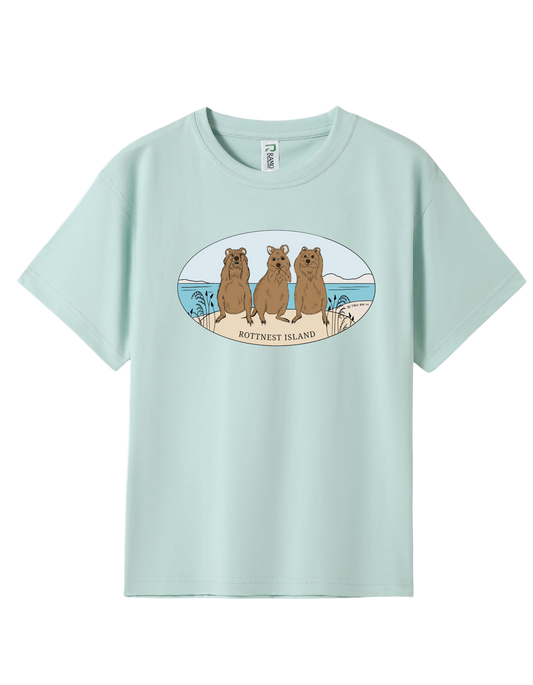 Hear No Speak No Quokka Kids Tee