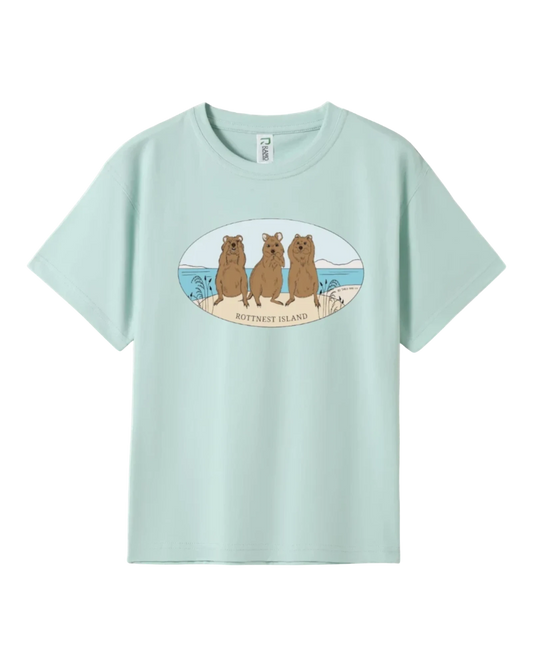 Hear No Speak No Quokka Kids Tee