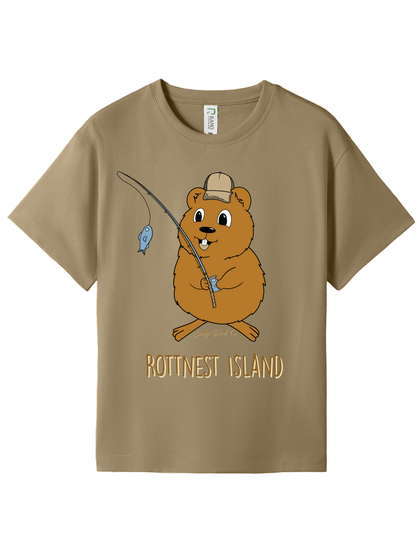 Fishing Quokka Kids Tee