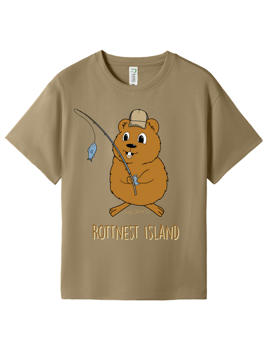 Fishing Quokka Kids Tee
