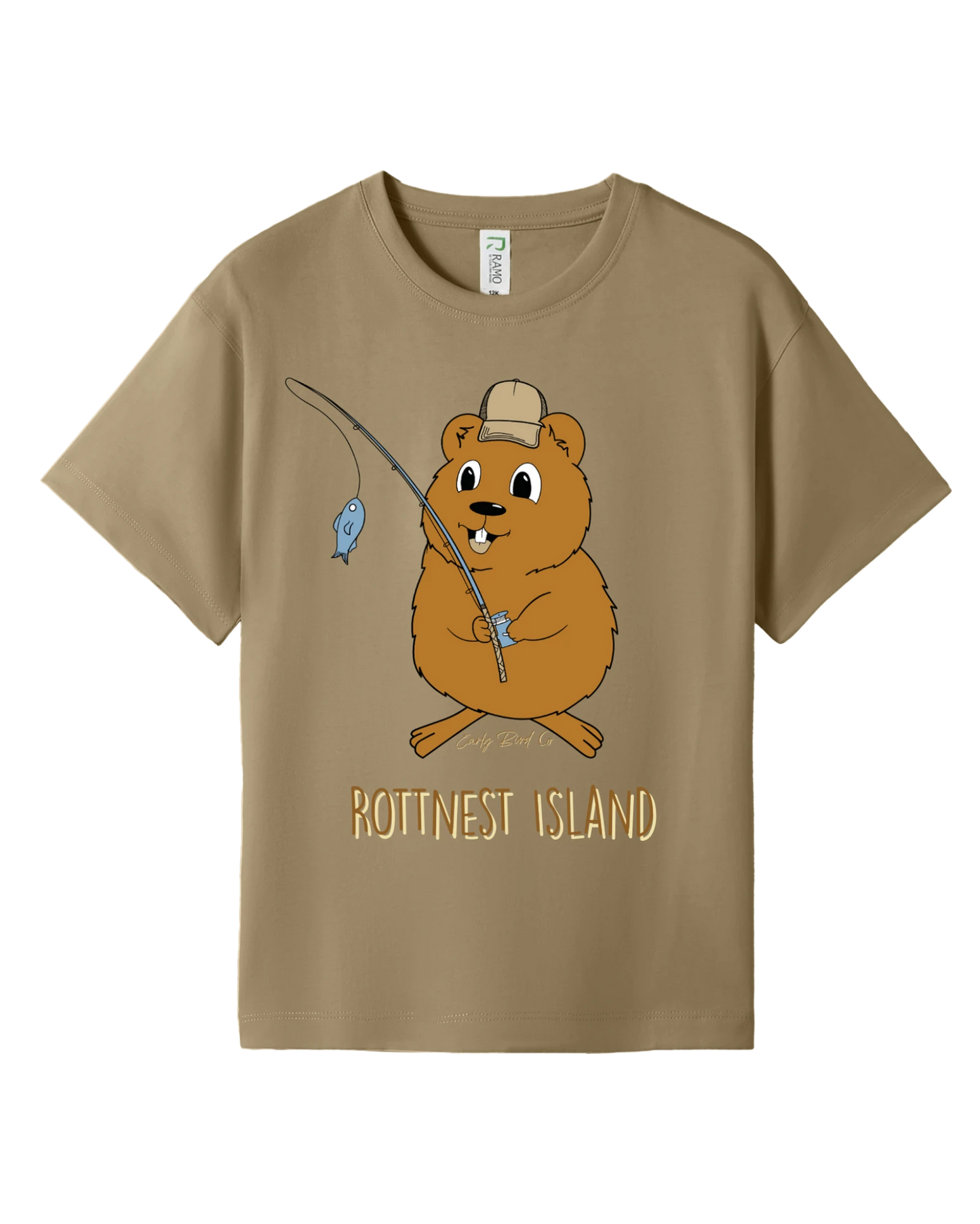 Fishing Quokka Kids Tee