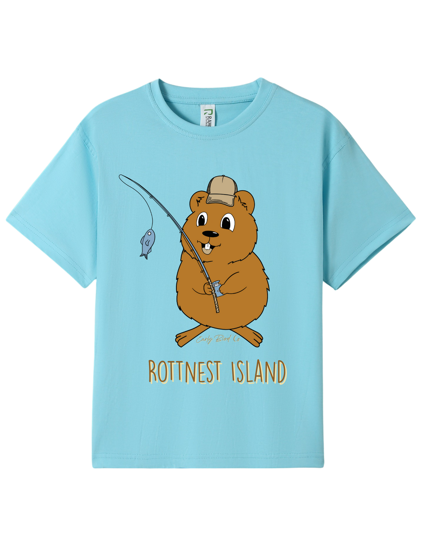 Fishing Quokka Kids Tee
