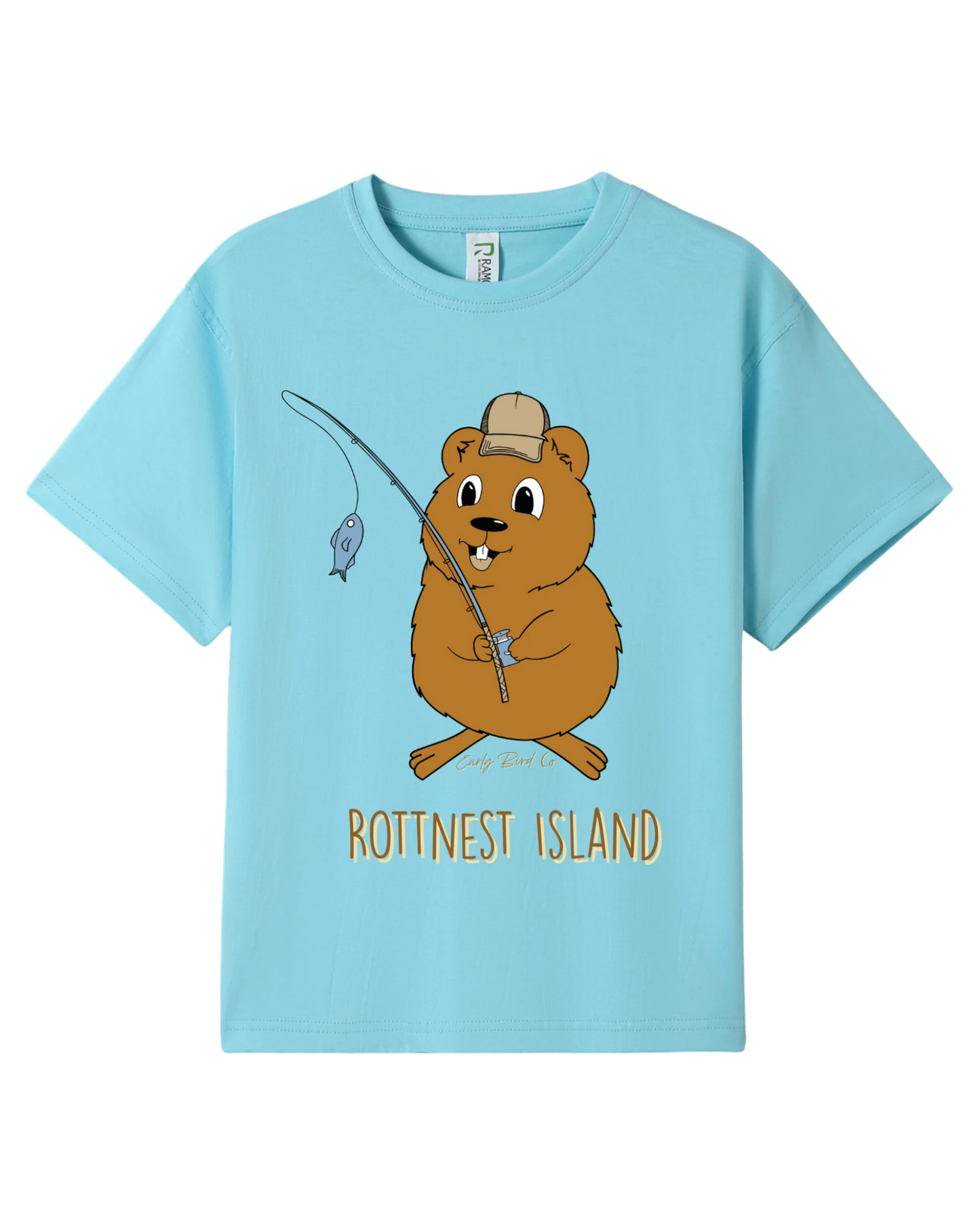 Fishing Quokka Kids Tee