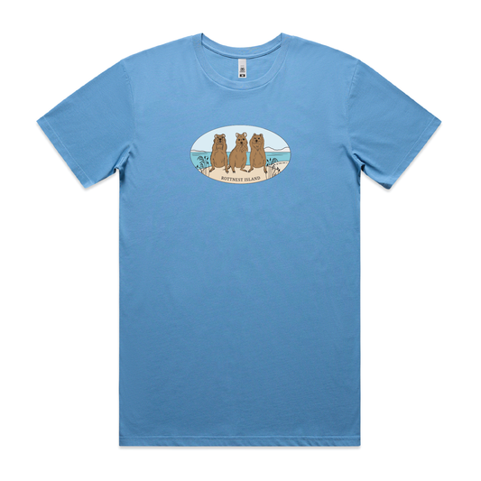 Hear No Speak No See No Quokkas Mens Tee