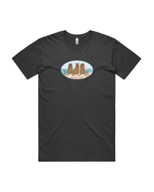 Hear No Speak No See No Quokkas Mens Tee