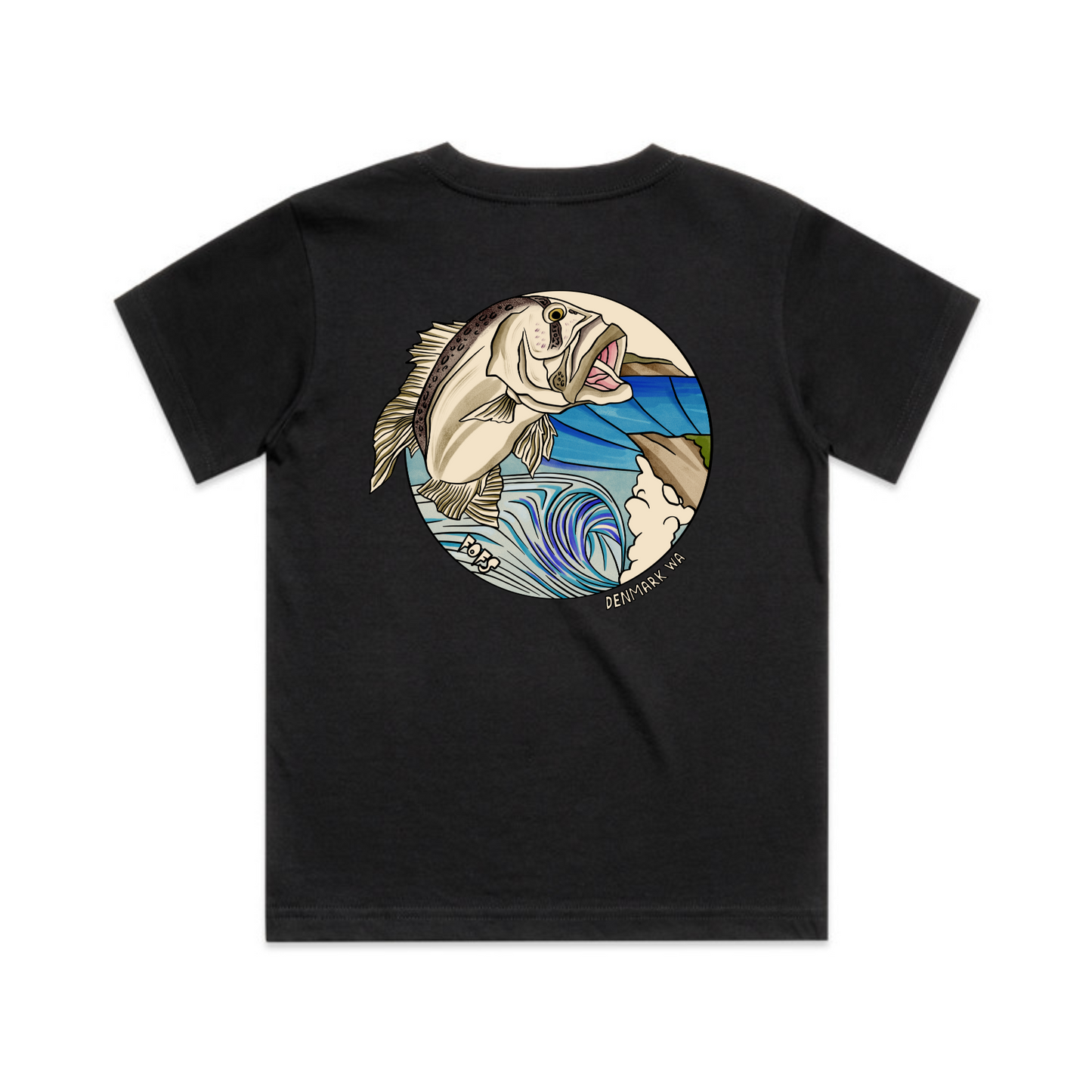 Denmark Dhu Kids Tee- Fish on Fish Skins Collab