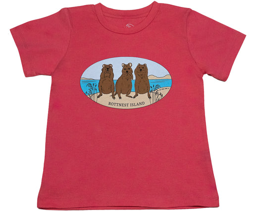 Hear No Speak No Quokka Kids Tee