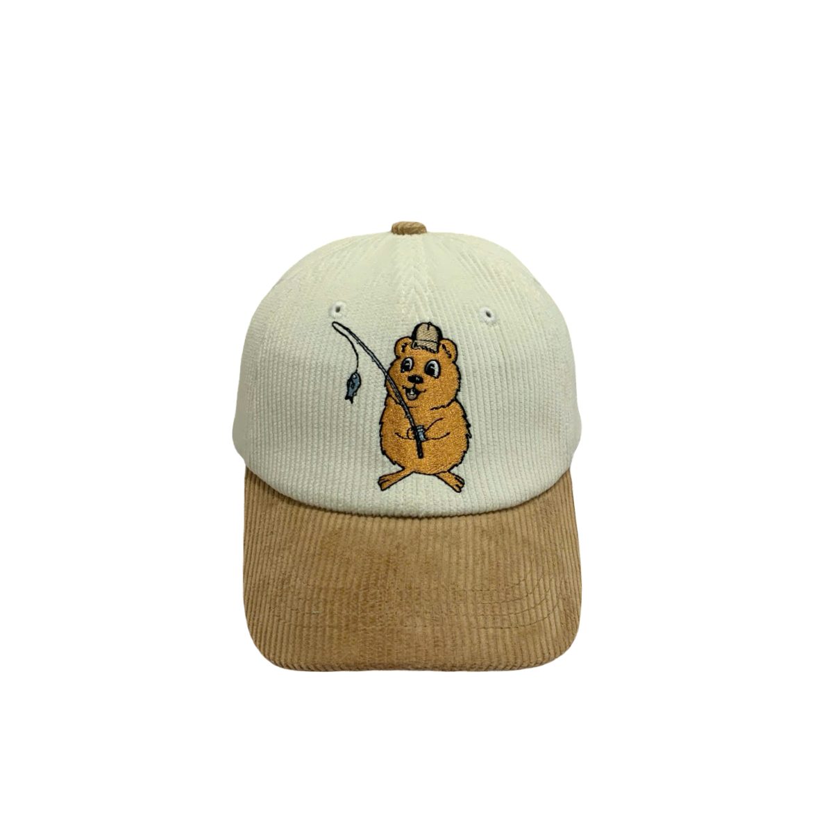 Fishing Quokka Cord Hat