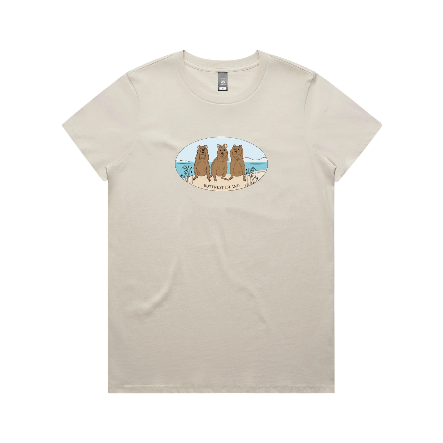 Hear No Speak No See No Quokkas Womens Tee