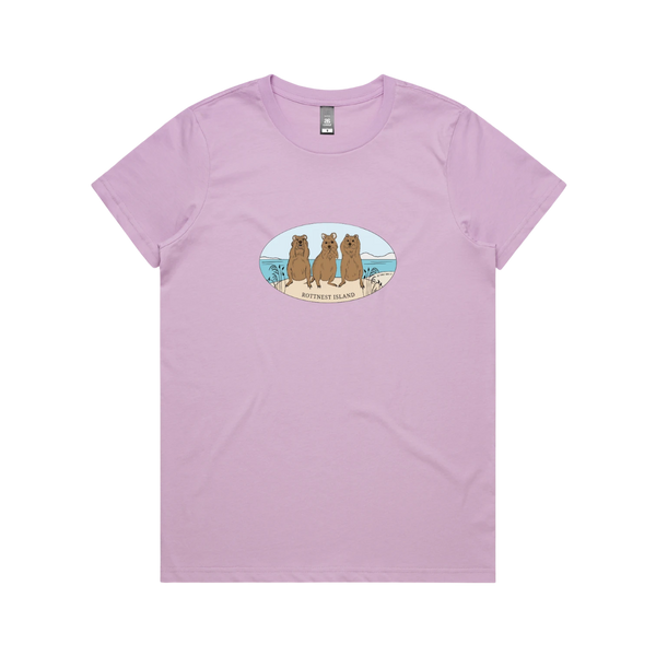 Hear No Speak No See No Quokkas Womens Tee