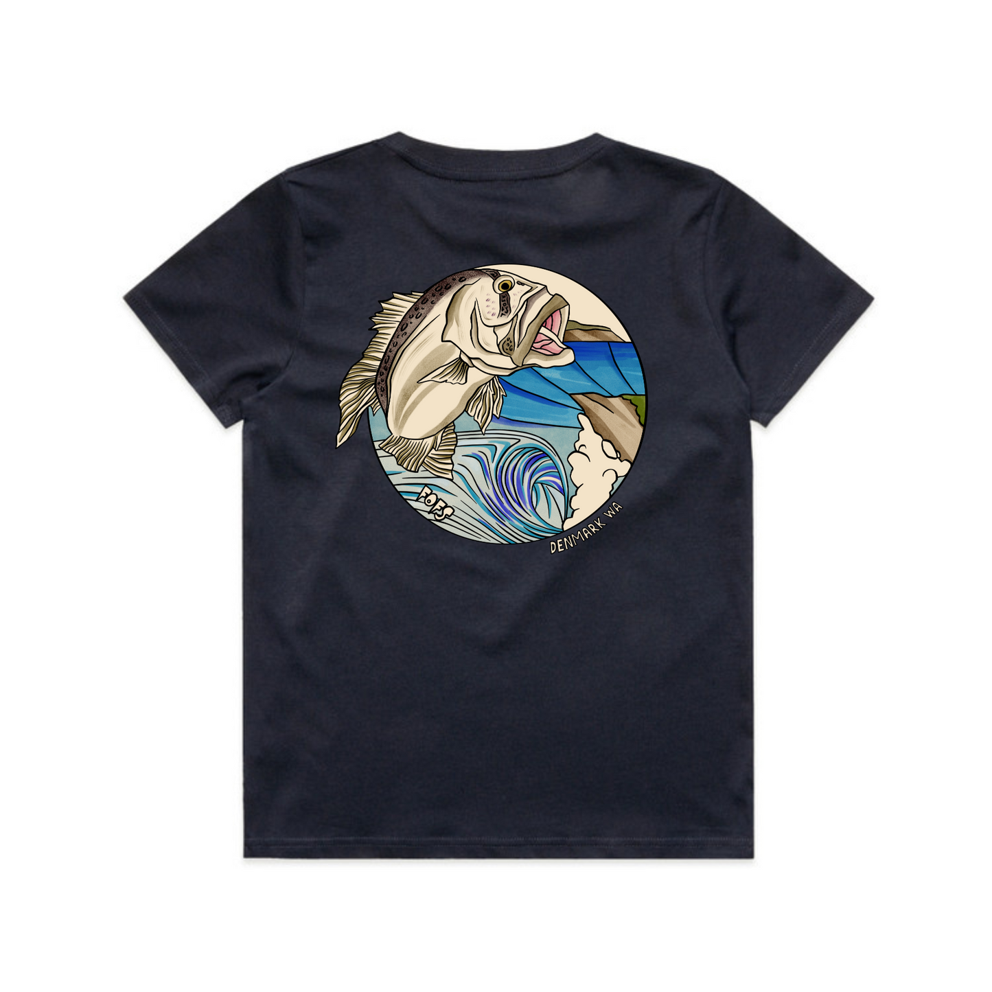 Denmark Dhu Kids Tee- Fish on Fish Skins Collab