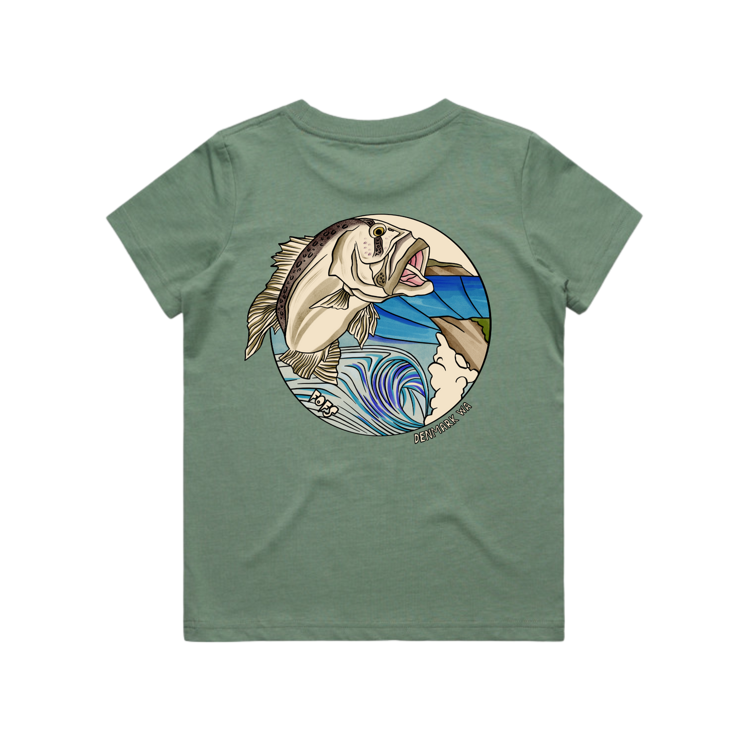 Denmark Dhu Kids Tee- Fish on Fish Skins Collab